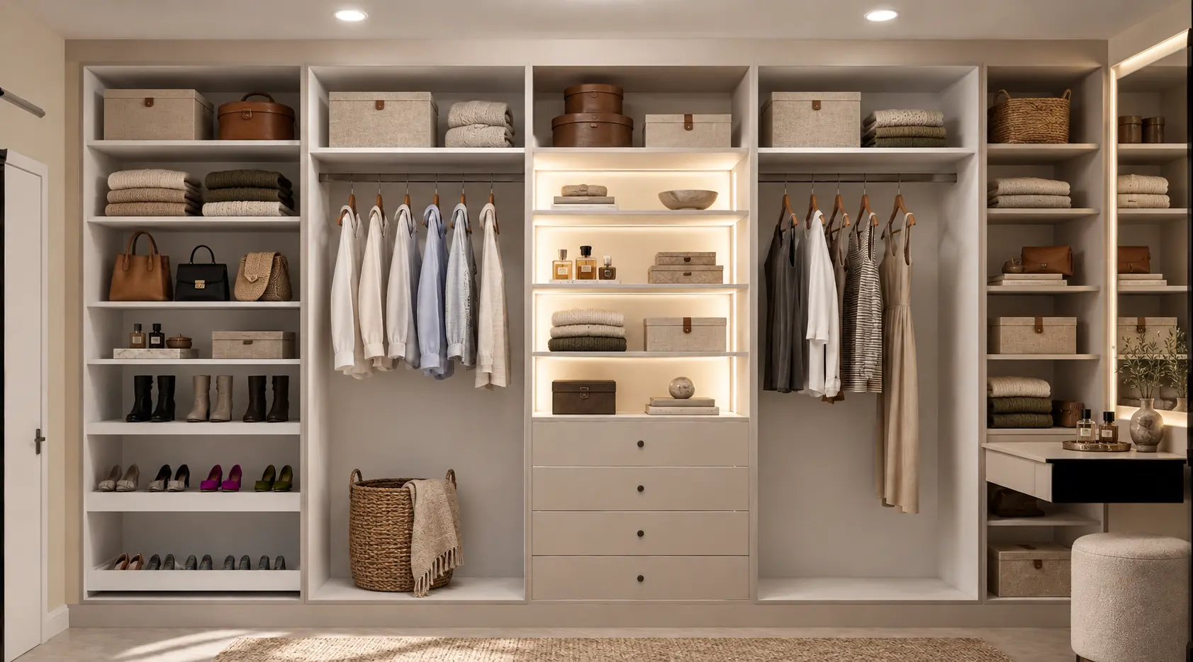 Bedroom design render, view 2