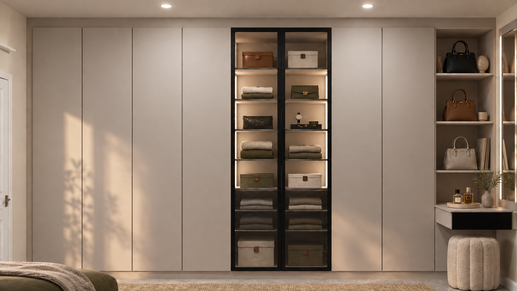 Bedroom design render, view 5