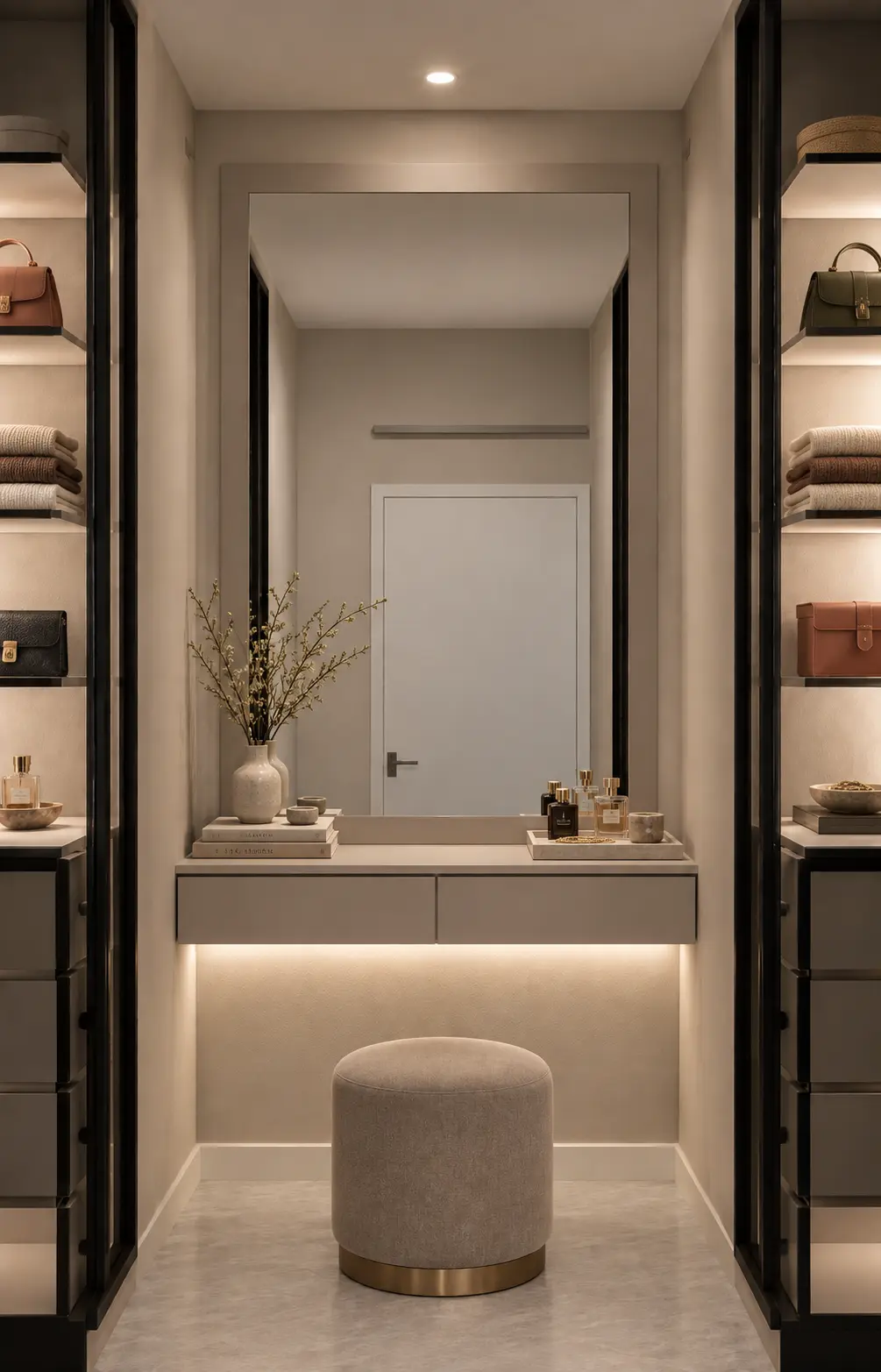 Bedroom design render, view 3